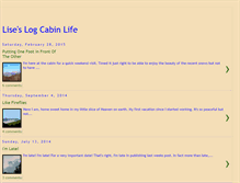 Tablet Screenshot of liseslogcabinlife.com